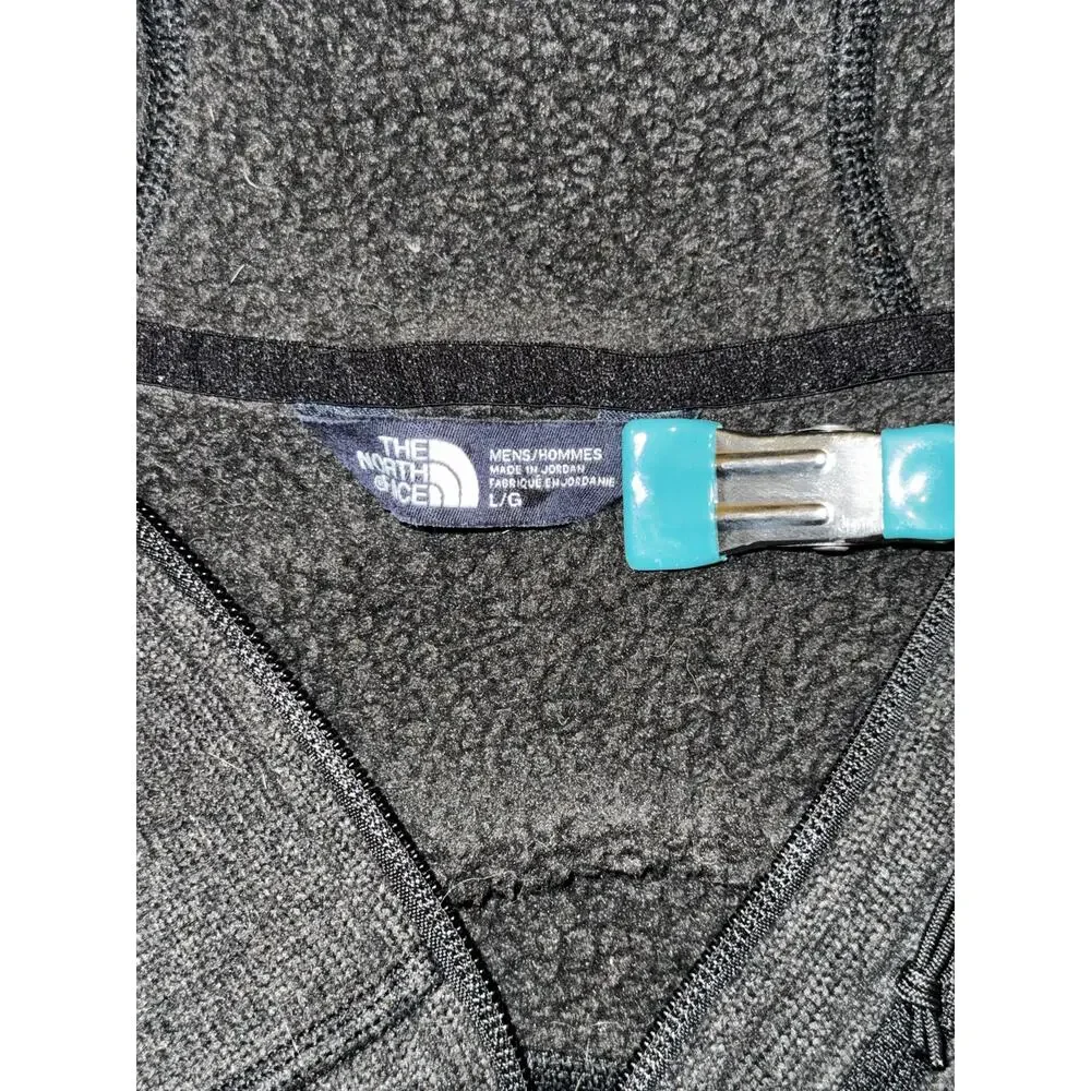 The North Face Men’s Black Zip Up Fleece Jacket Large Full‎ Zip